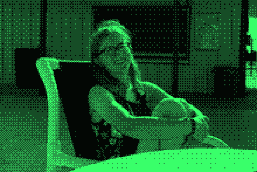 Our daughter relaxing in a lawn chair